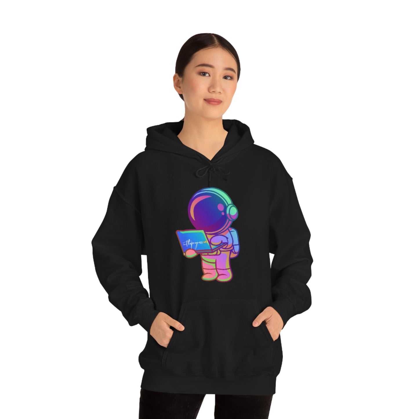 Unisex Heavy Blend Hooded Sweatshirt | Progress Astronaut