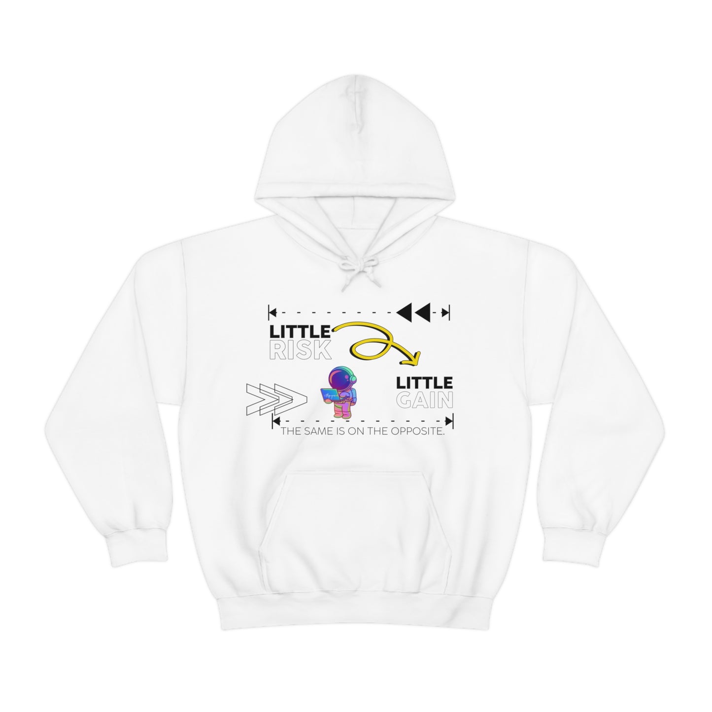 Little Risk, Little Gain | Heavy Blend Hooded Sweatshirt