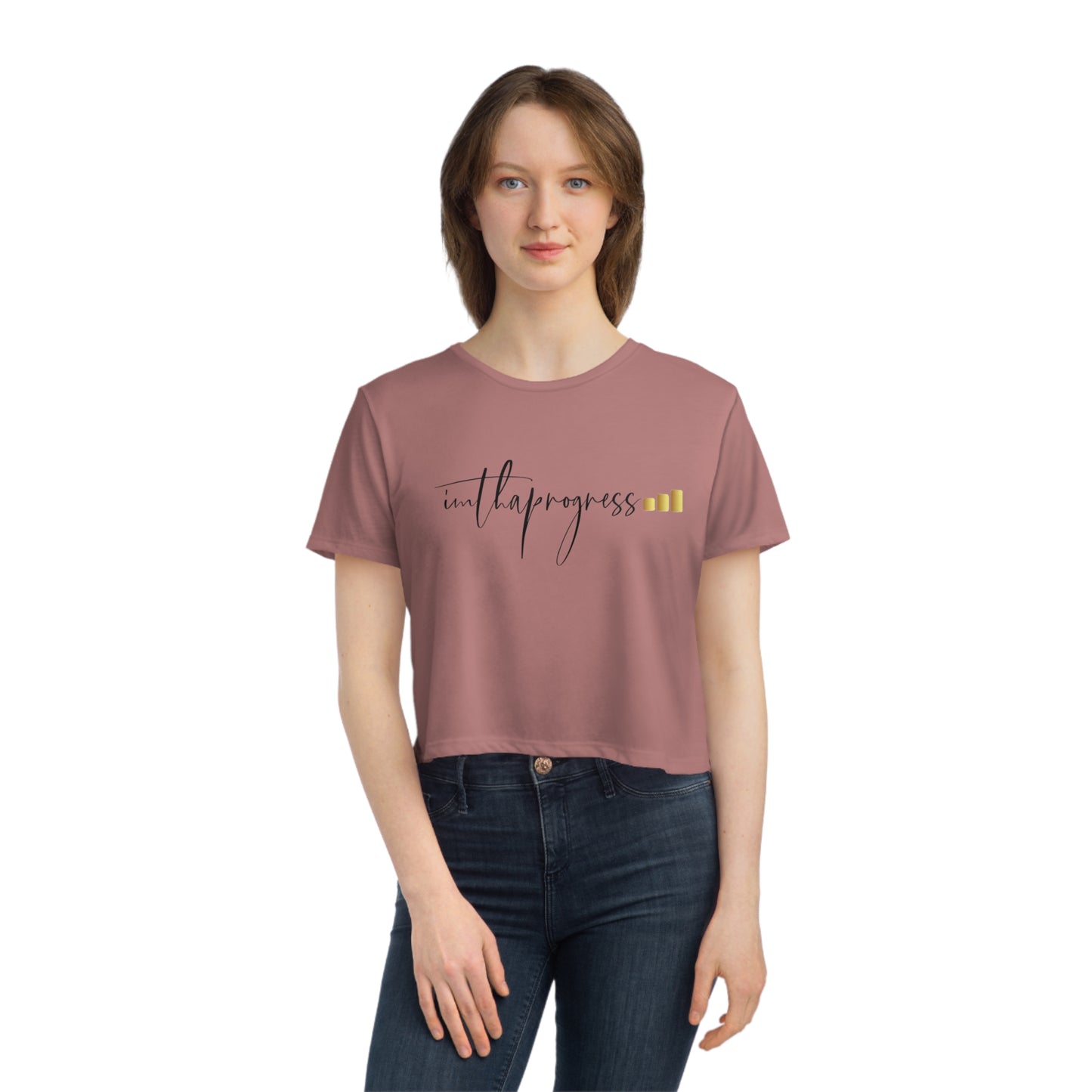 Imthaprogress | Women's Flowy Cropped Tee
