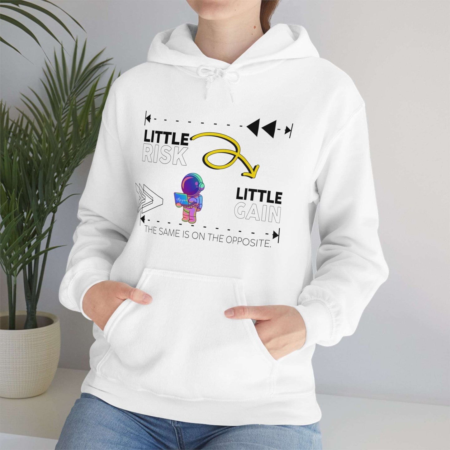 Little Risk, Little Gain | Heavy Blend Hooded Sweatshirt