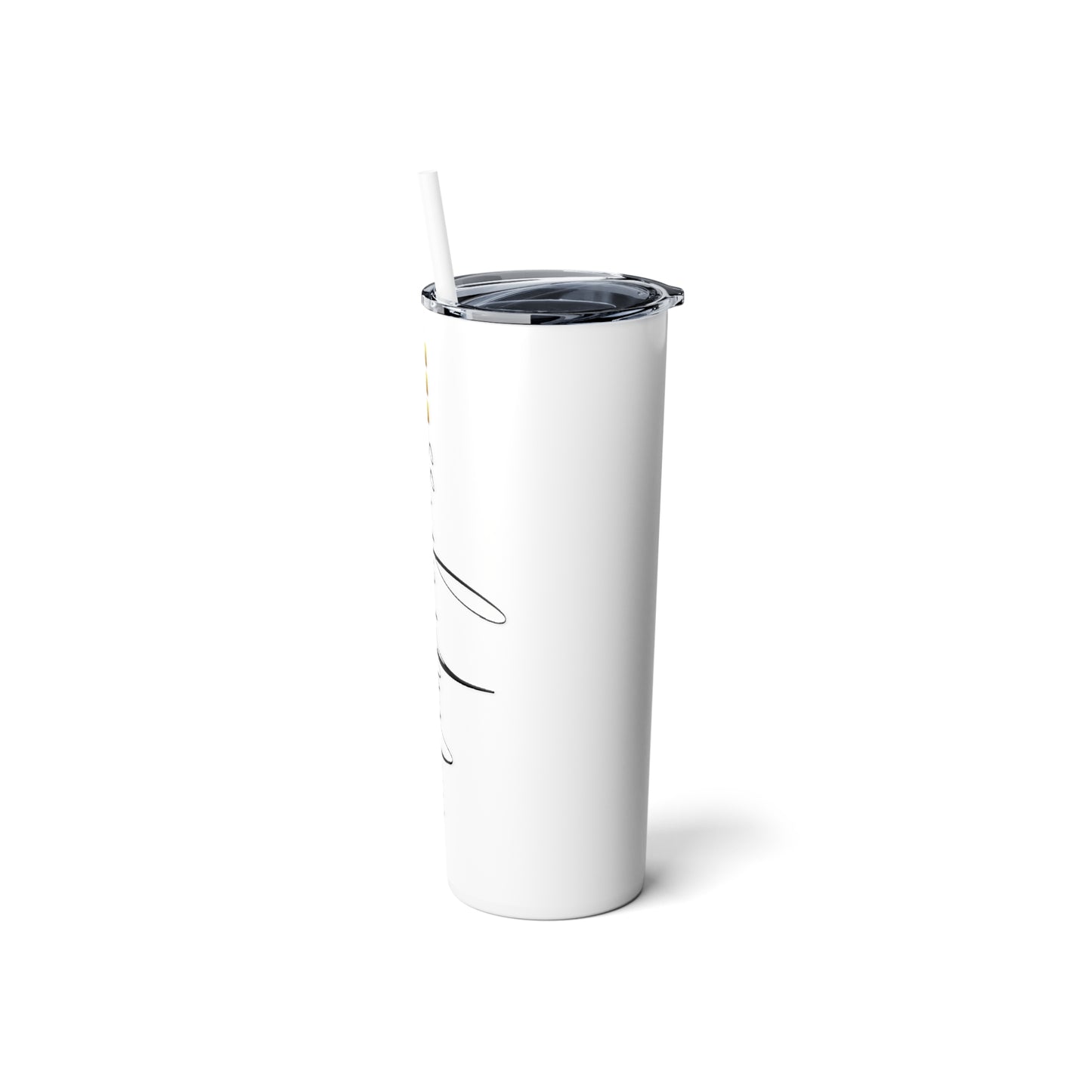 Skinny Steel Tumbler with Straw | Imthaprogress