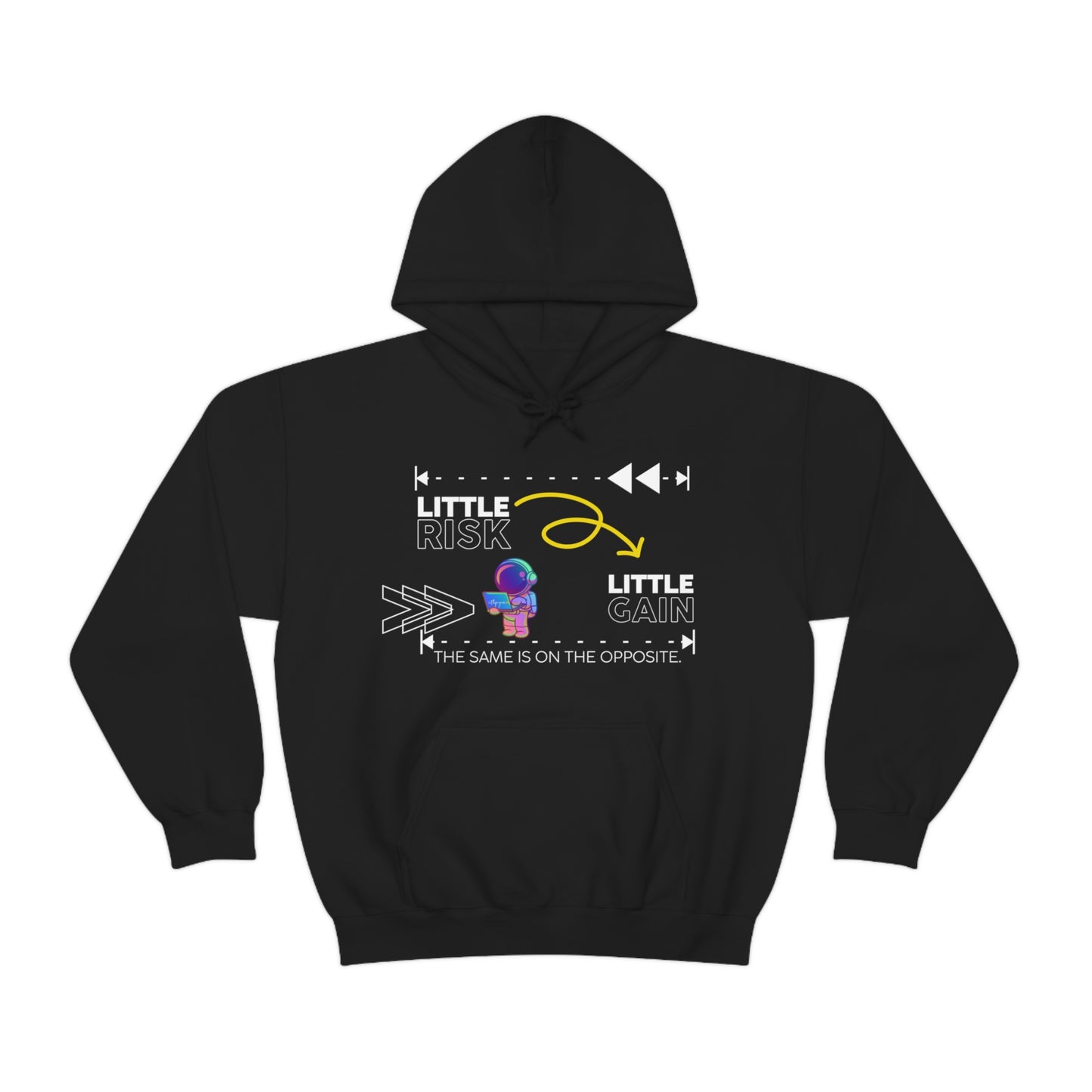 Little Risk, Little Gain | Heavy Blend Hooded Sweatshirt