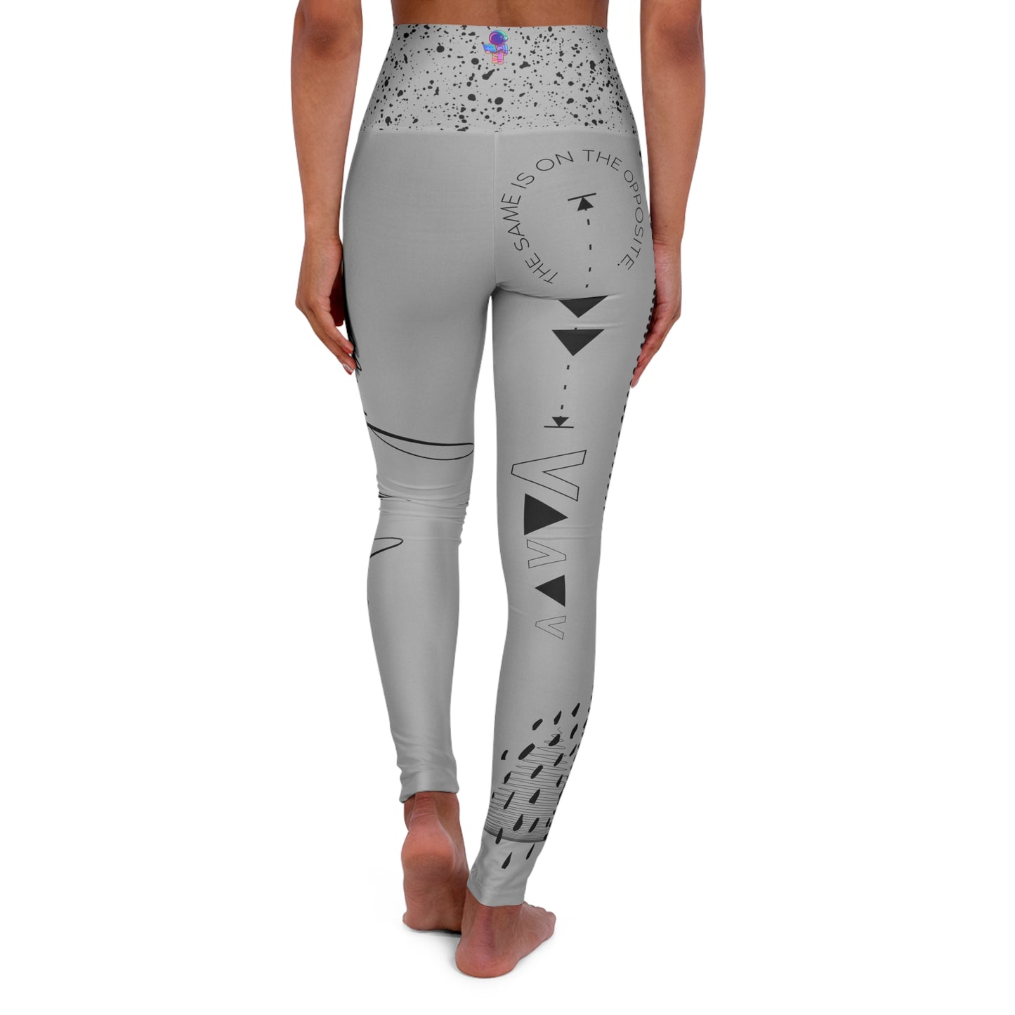 High Waisted Yoga Leggings | Little Risk, Little Gain