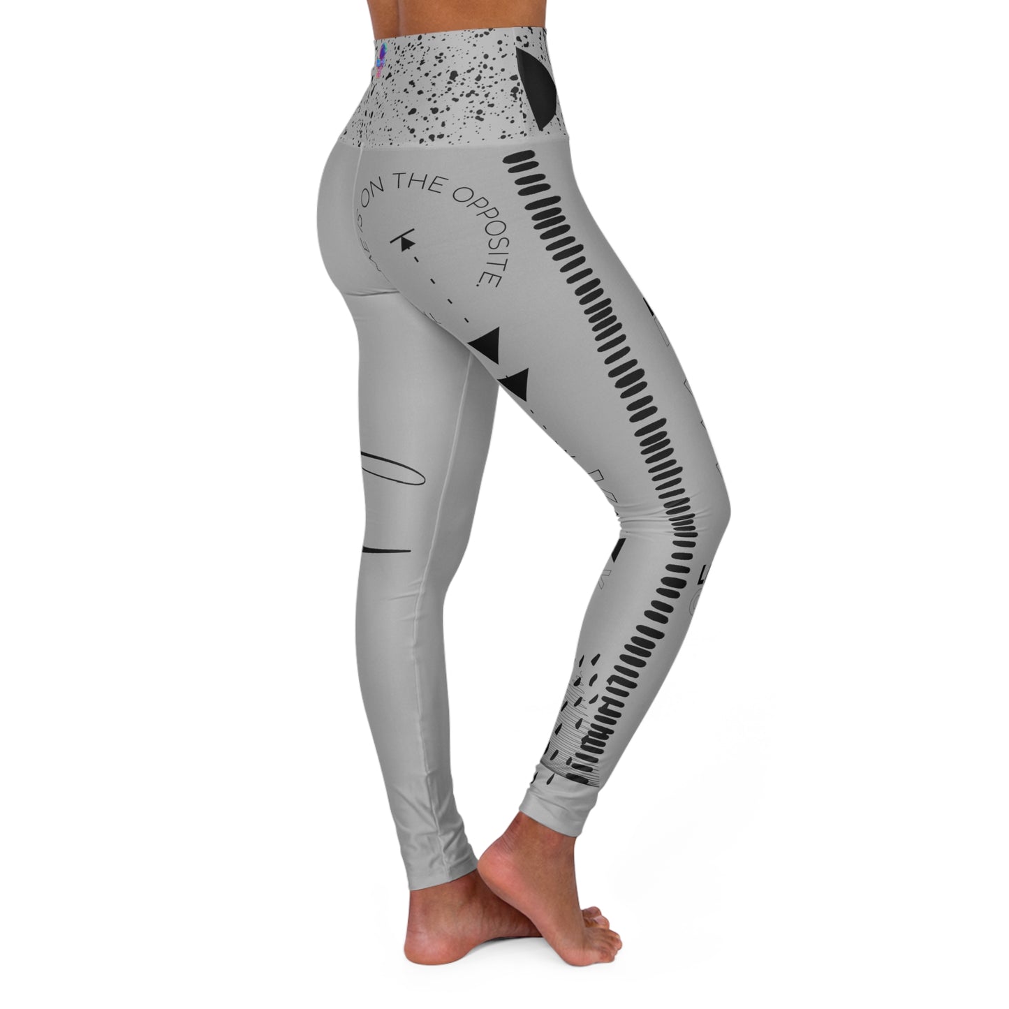 High Waisted Yoga Leggings | Little Risk, Little Gain