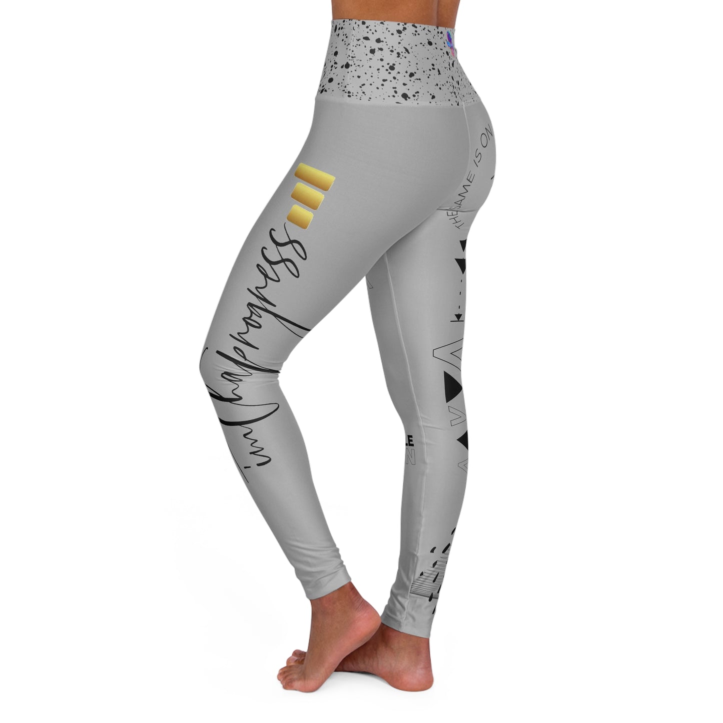 High Waisted Yoga Leggings | Little Risk, Little Gain