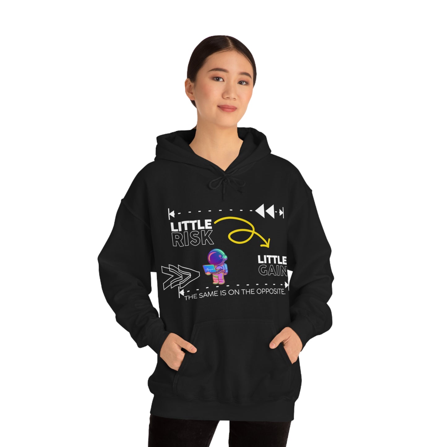 Little Risk, Little Gain | Heavy Blend Hooded Sweatshirt