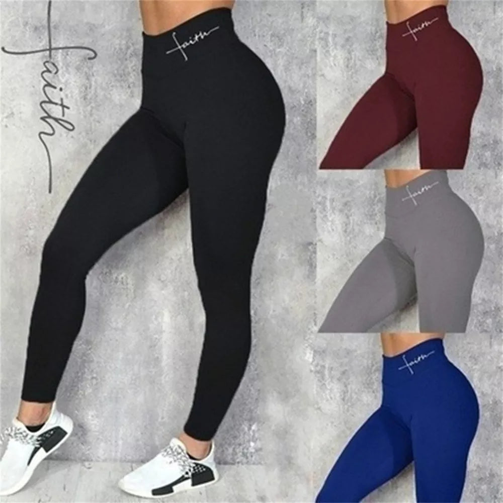 High Waisted Fit Leggings | Faith