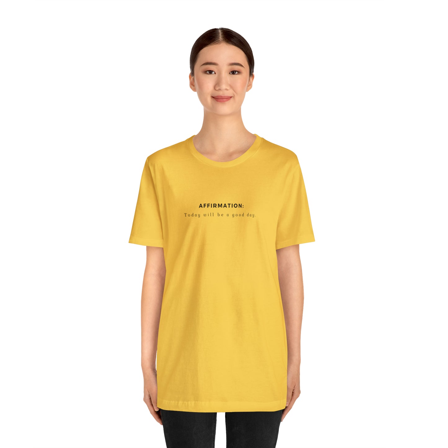 Unisex Jersey Short Sleeve Tee | Affirmation