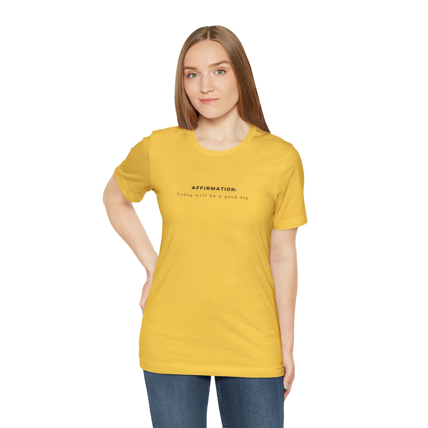 Unisex Jersey Short Sleeve Tee | Affirmation