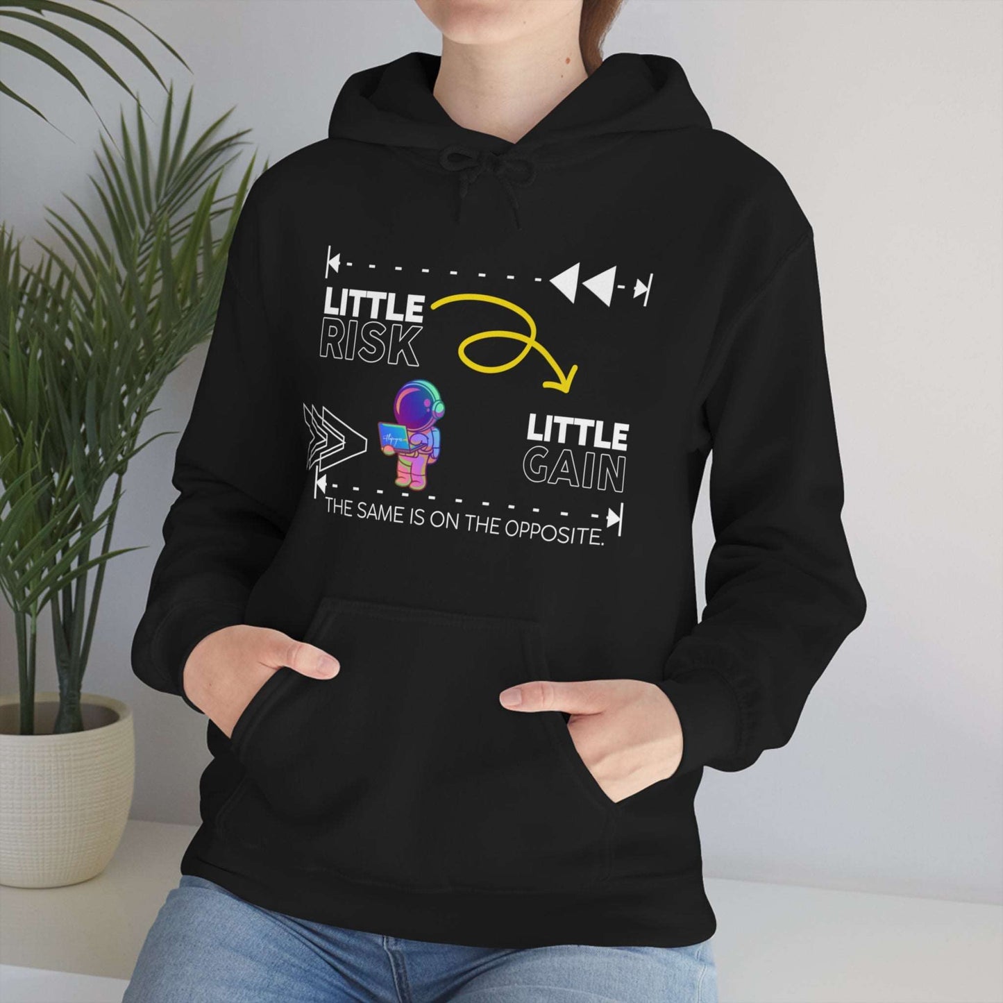 Little Risk, Little Gain | Heavy Blend Hooded Sweatshirt